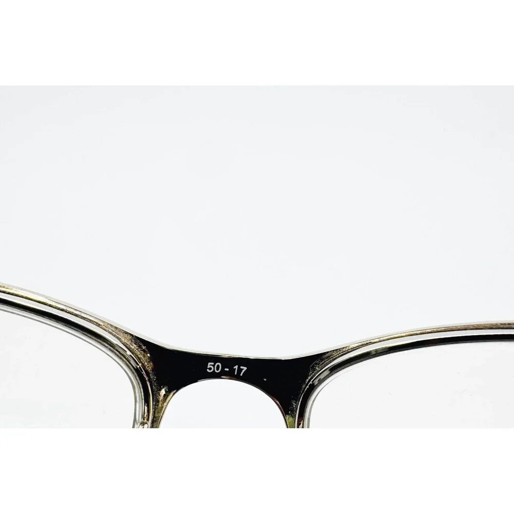 Sans Pareil Eyeglasses Womens Black Silver Tortoise Cat Eye 52-17-135